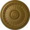 Ekena Millwork Brunswick Ceiling Medallion (Fits Canopies up to 4 1/2"), Hand-Painted Gold, 27"OD x 2 1/2"P CM27BRGLS - alternate 1